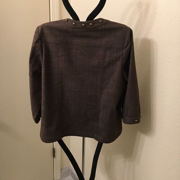 CJ Banks Brown Blazer - Picture 3 of 4